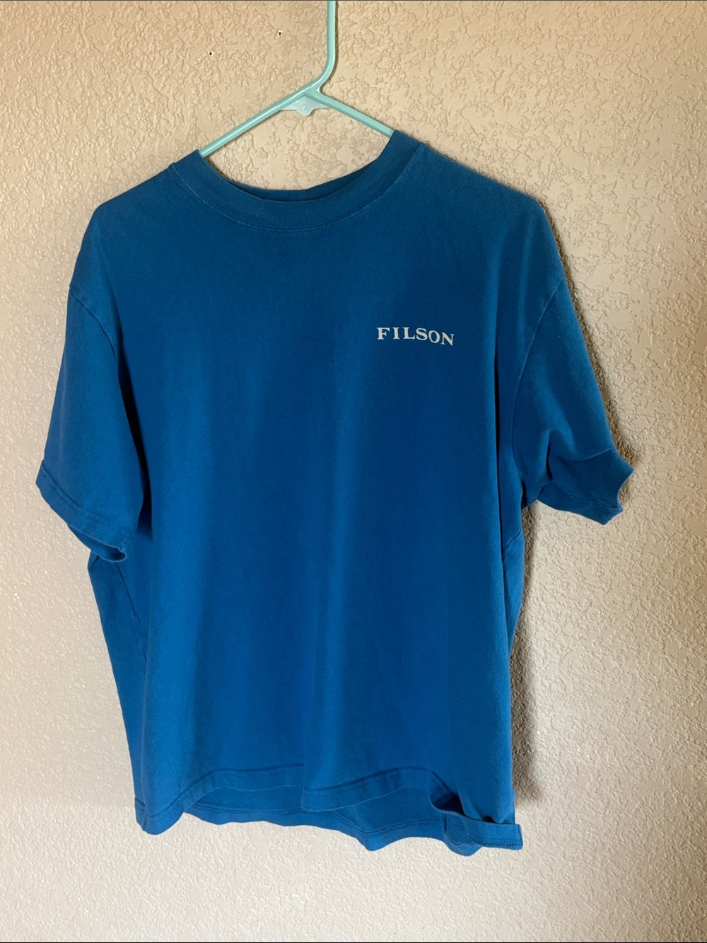 Filson Teal Blue Short-Sleeve Logo Tee